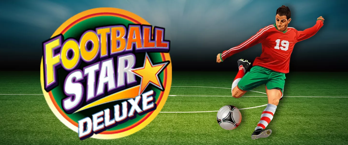 Football Star Deluxe slot with soccer theme and Striking Wild for Canadian players