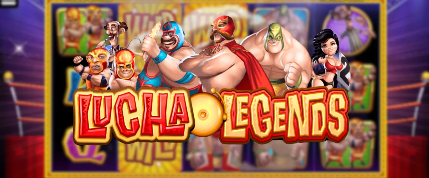 Lucha Legends slot with Mexican wrestling theme and Super Wild for Canadian players